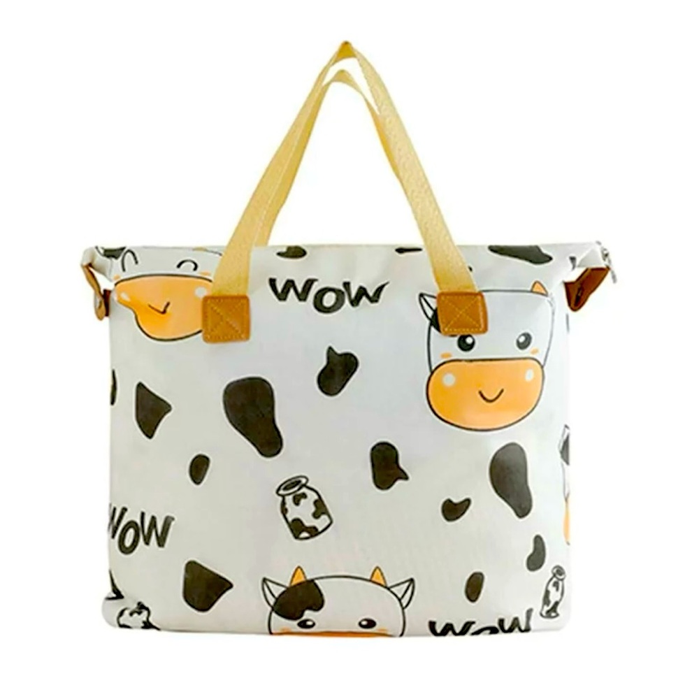 NWT Cow Theme Lightweight Tote
